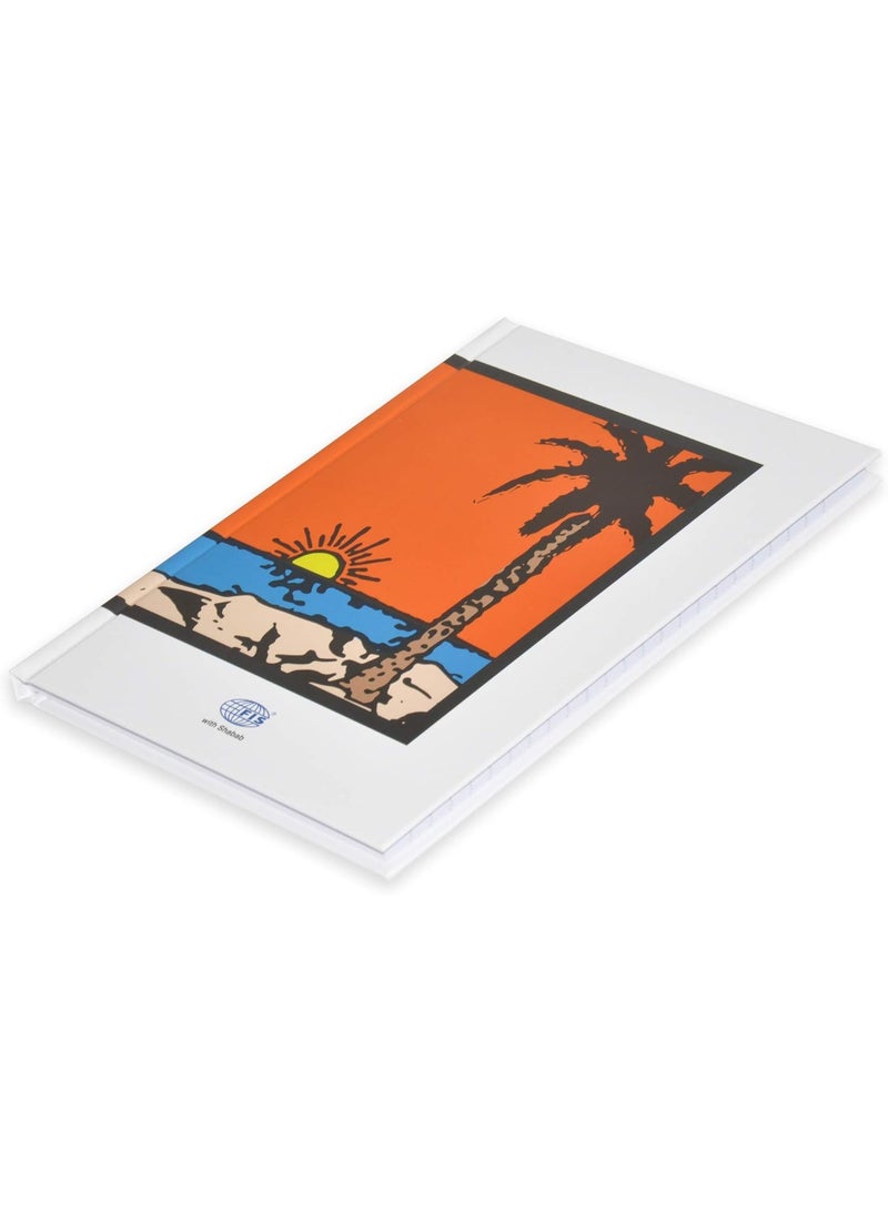 FIS Hard Cover Notebook Single Line A5, 100-Sheets 5-Piece - FSNBA51901 - Image 2